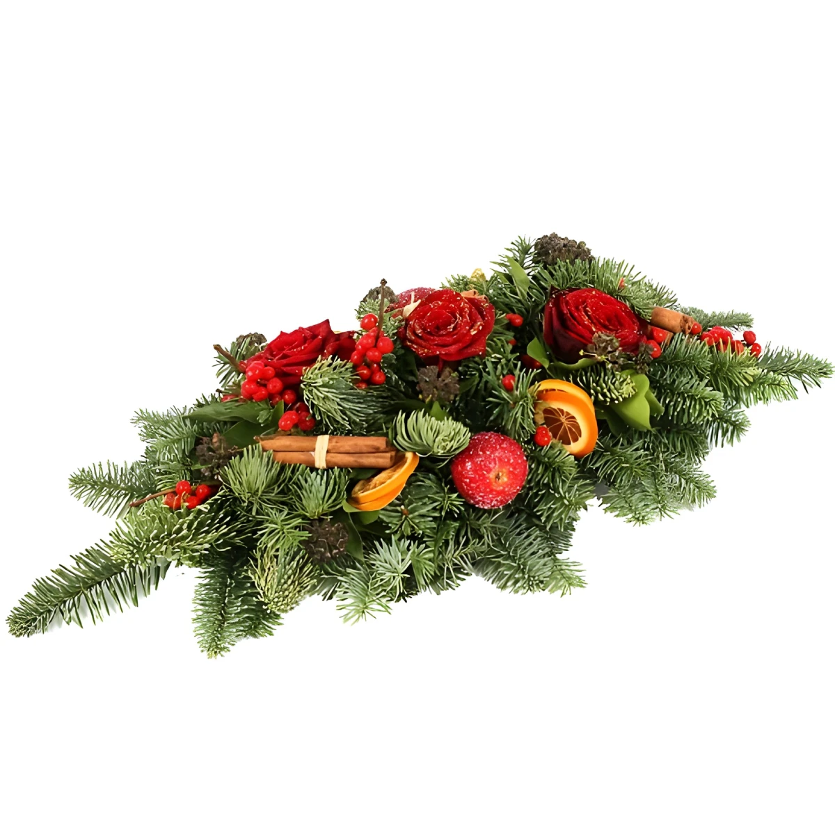Online order of classic Christmas arrangement