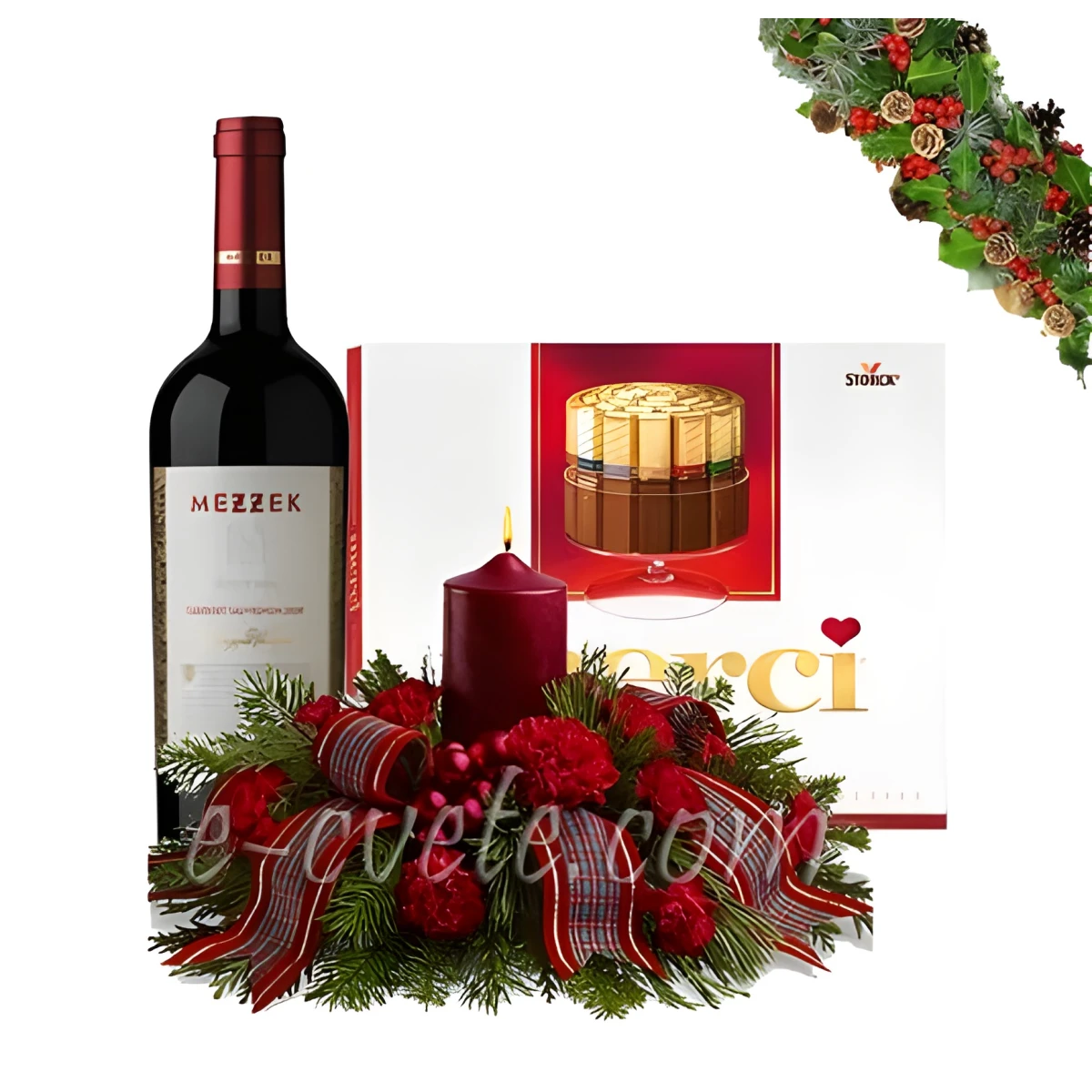 Send Christmas arrangement and gifts