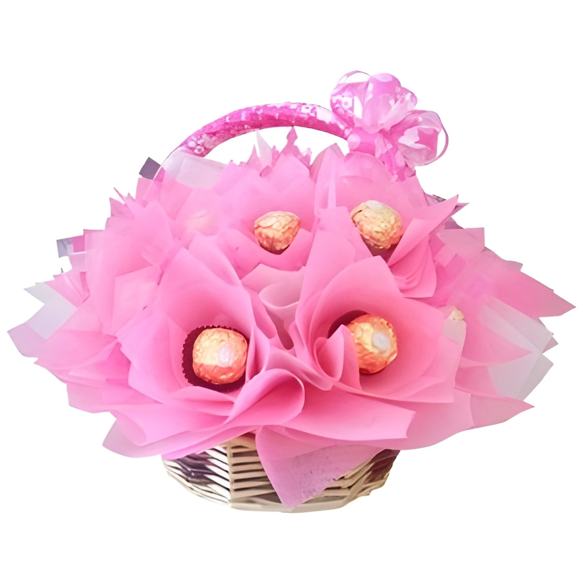 Send a basket with Ferrero Rocher chocolates