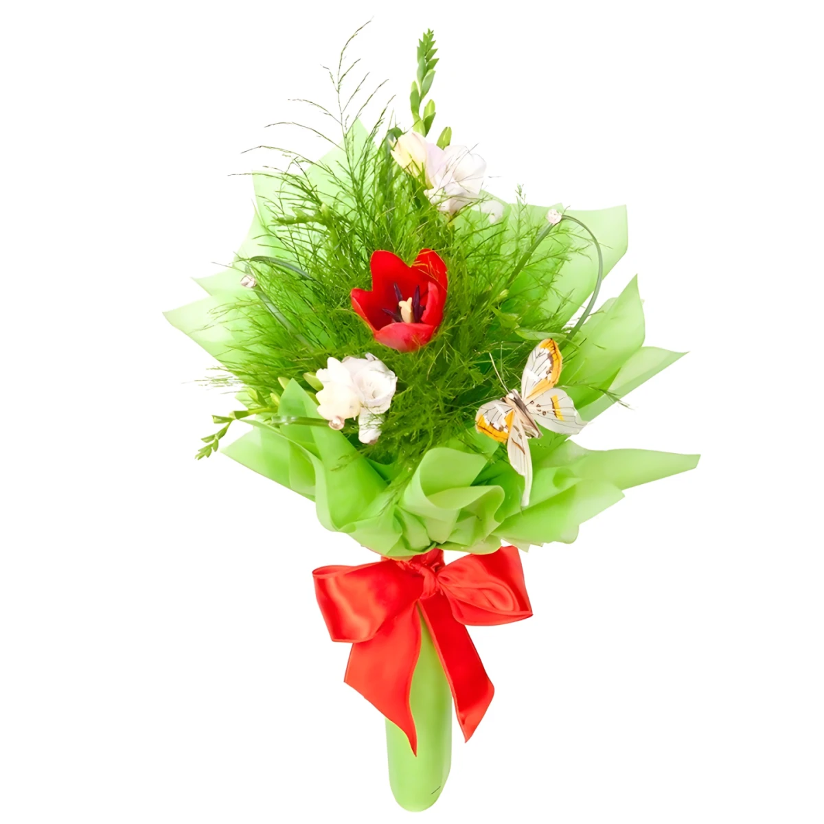 Send a bouquet of tulips and freesias to Sofia, Plovdiv, Varna.