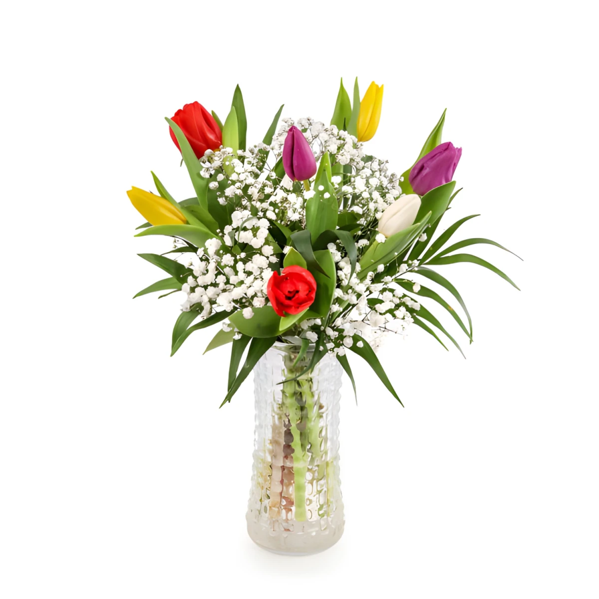 Send a bouquet of tulips for Valentine's Day.