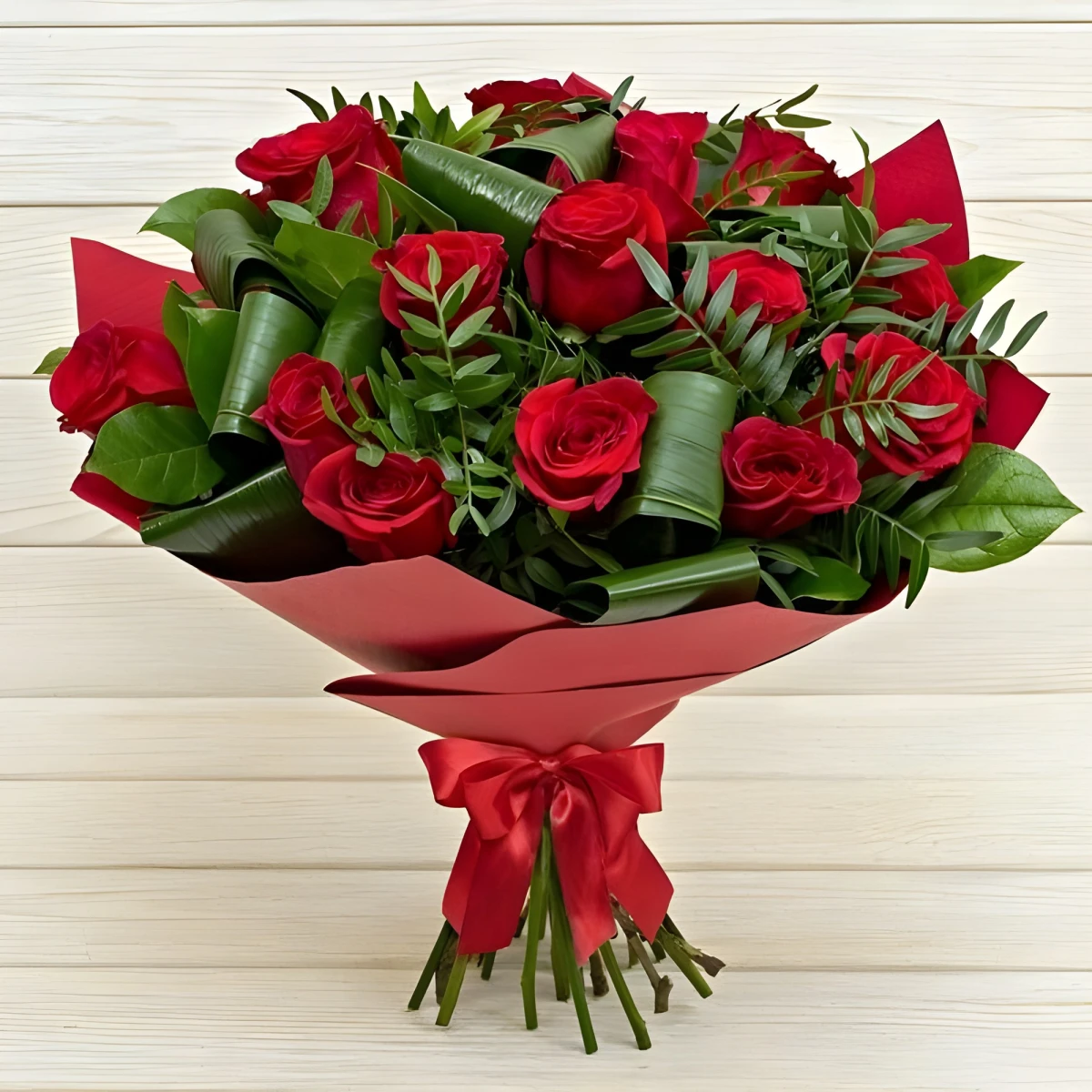 Send a bouquet of 25 red roses