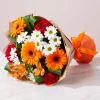 Autumn Bouquet with Roses, Gerberas & Chrysanthemums