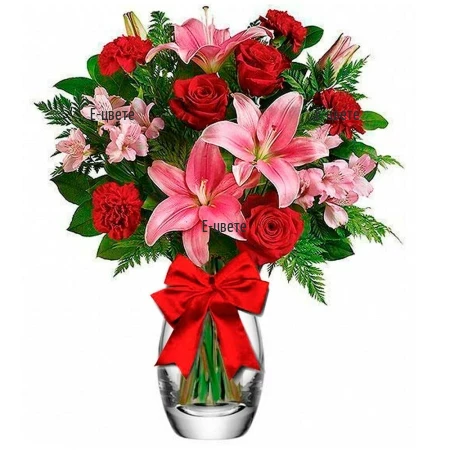 Volumetric Christmas bouquet