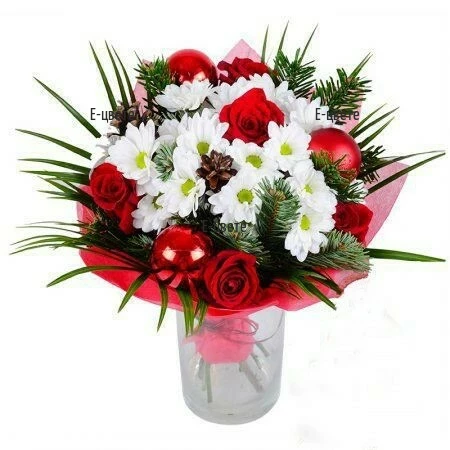 Order and send to Bulgaria christmas bouquet