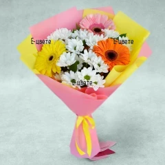 Greeting card to flowers
