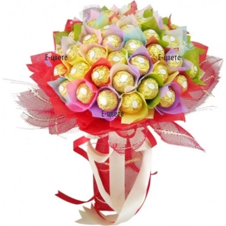 Send chocolate bouquet - Rainbow