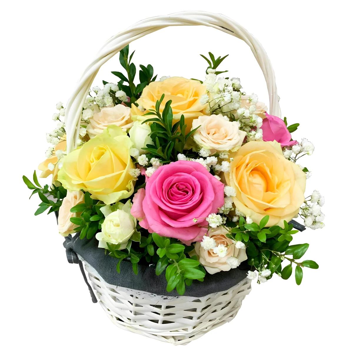 Send basket with roses to Bulgaria