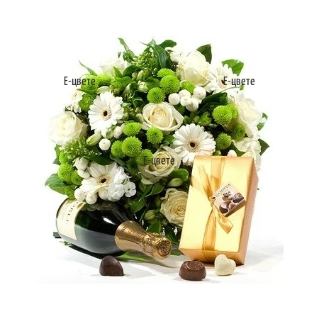 Delivery of Bouquet White Morning