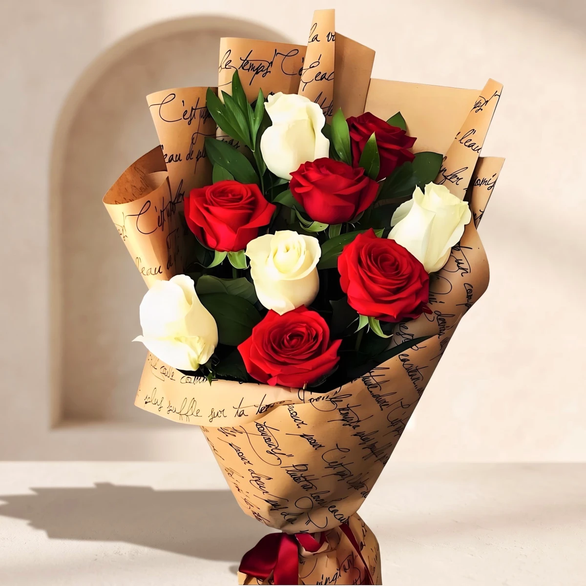 Order a bouquet of 9 roses online