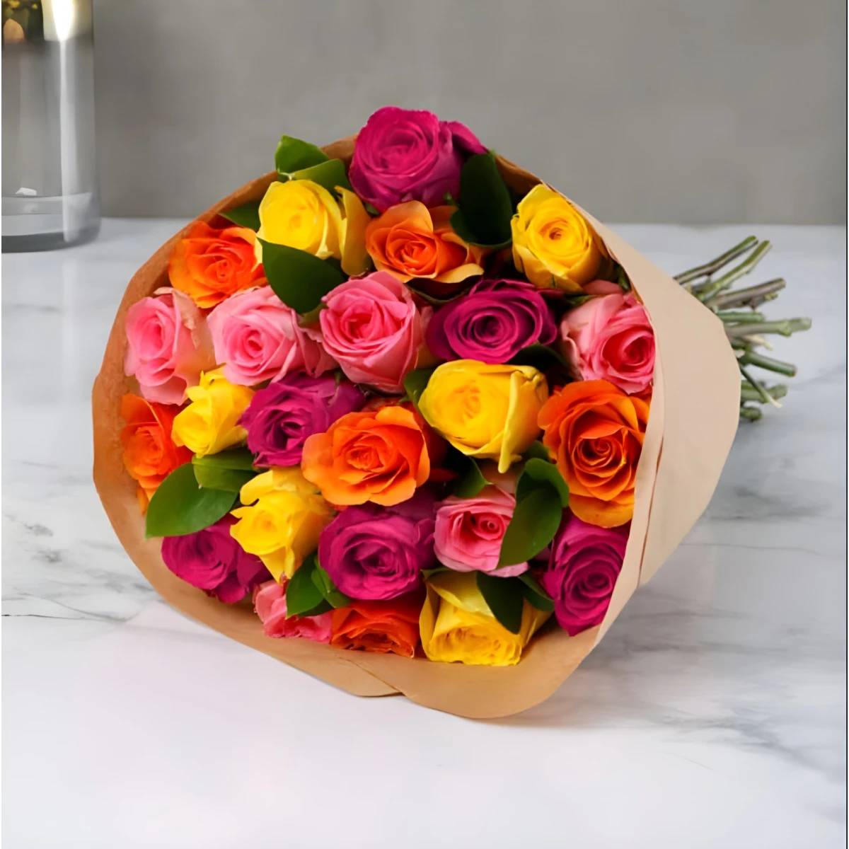 Send 25 roses to Sofia Bulgaria