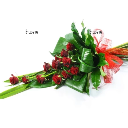Order a Funeral and Condolence Rose Bouquet