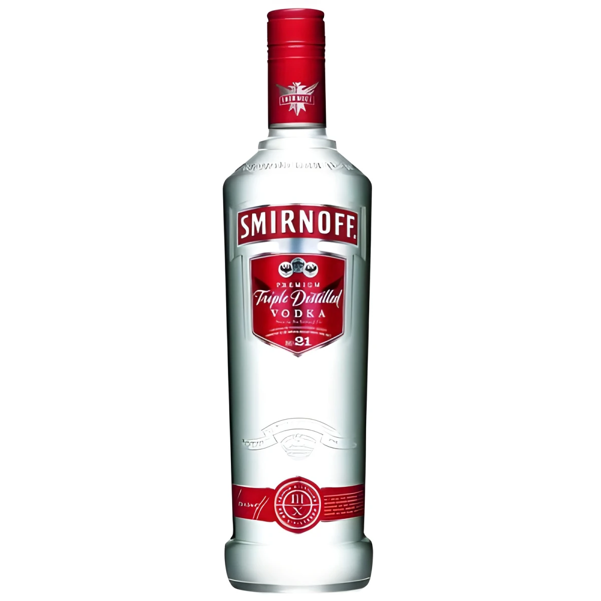 Бутилка Водка Smirnoff червен етикет