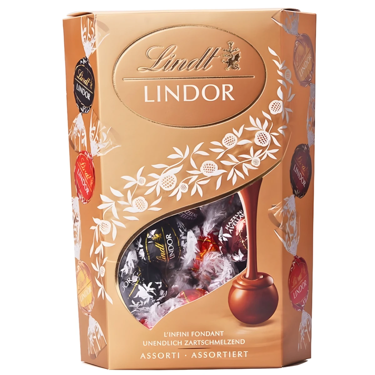 Шоколадови бонбони Lindor Cornet mix