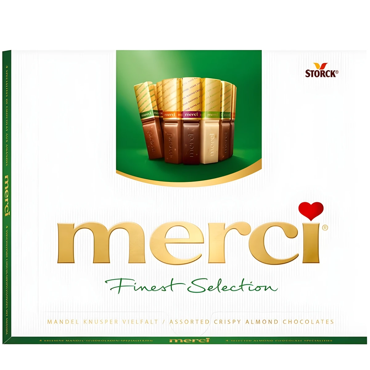 Шоколадови бонбони "Merci" - специална селекция 250гр.